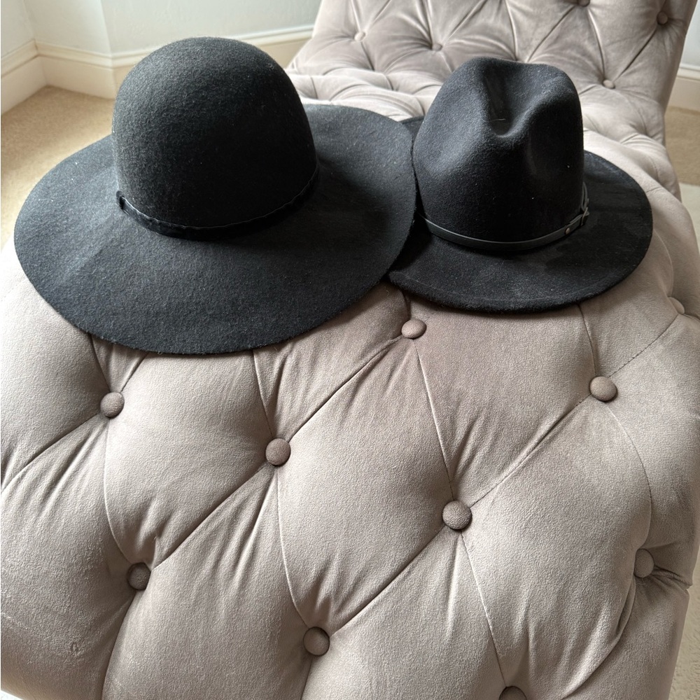 Elegant Black Women's Hat Set